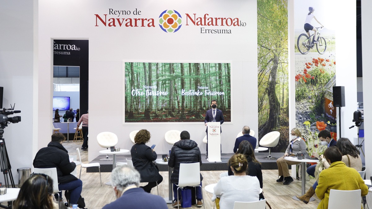 El consejero Irujo anuncia en FITUR 2022 que Navarra tiene como reto ser un “destino referente nacional y europeo en desarrollo sostenible” Miércoles 19 enero 2022